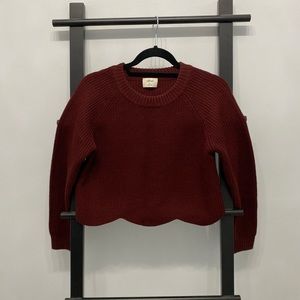 Wilfred Sardou Cropped Sweater